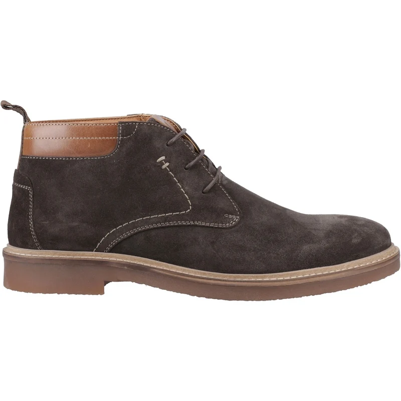 Hush Puppies Gideon Chukka Boots für Herren | Schokoladenbraun