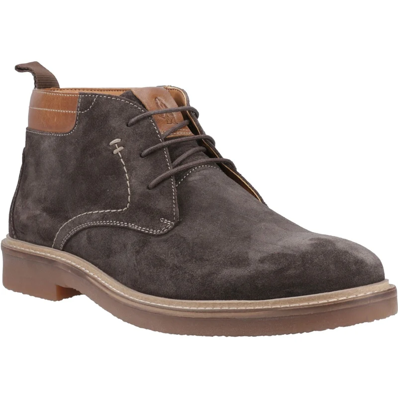 Hush Puppies Gideon Chukka Boots für Herren | Schokoladenbraun