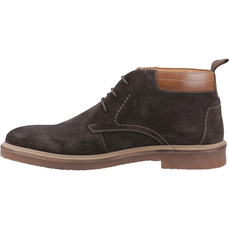 Hush Puppies Gideon Chukka Boots für Herren | Schokoladenbraun