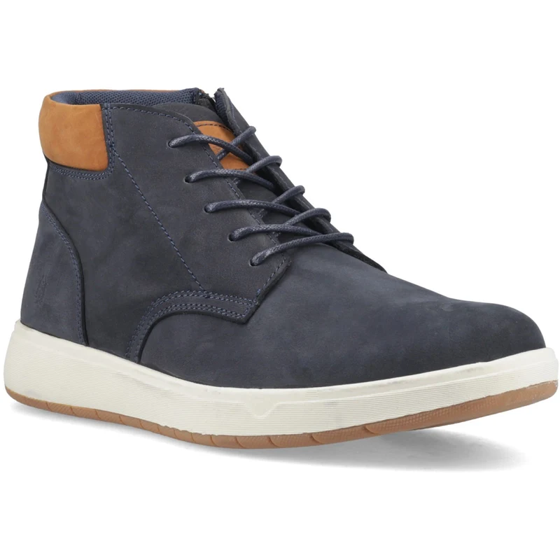 Hush Puppies Herren Bronko Chukka-Stiefel | Marine