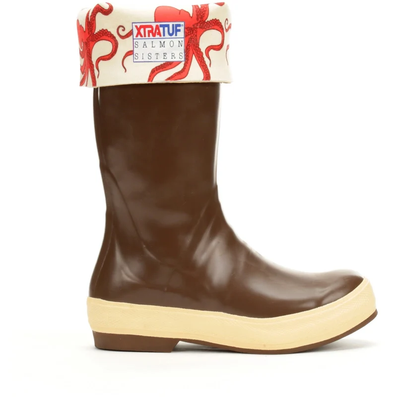 Xtratuf Damen-Gummistiefel „Lachs Sisters Legacy“, 15 Zoll (ca. 38 cm), Braun
