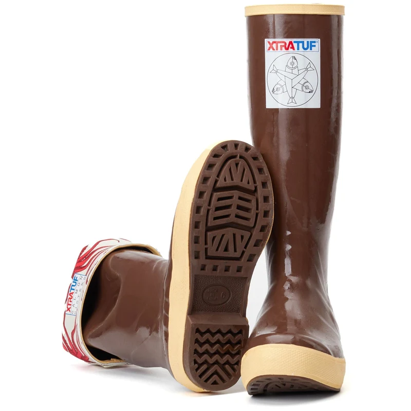 Xtratuf Damen-Gummistiefel „Lachs Sisters Legacy“, 15 Zoll (ca. 38 cm), Braun