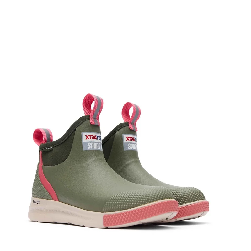 Xtratuf Damen-Ankle-Deckstiefel Sport | Oliv