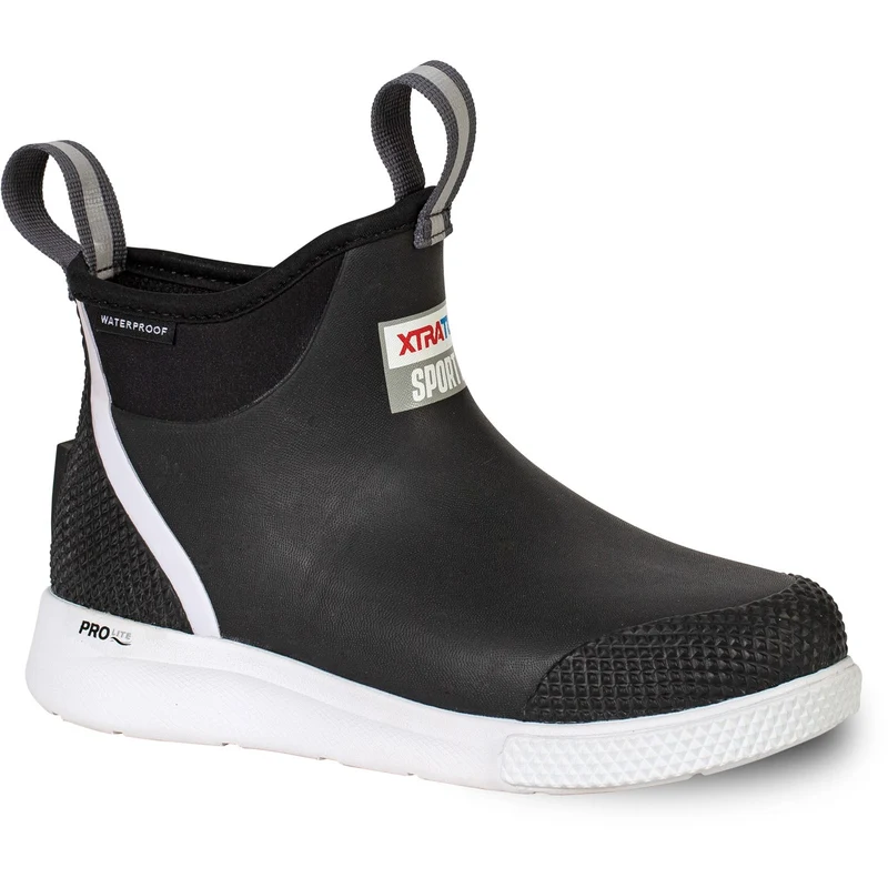 Xtratuf Damen-Ankle-Deckstiefel Sport | Schwarz