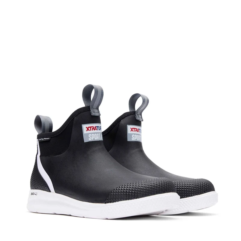 Xtratuf Damen-Ankle-Deckstiefel Sport | Schwarz