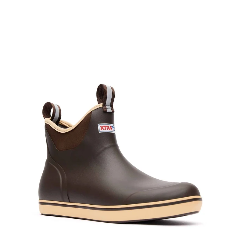 Xtratuf Herren-Ankle-Deckstiefel | Schokoladenbraun