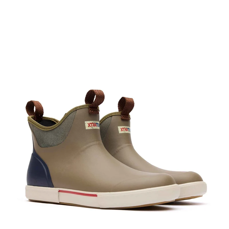 Xtratuf Herren-Ankle-Deckstiefel | Vintage Olivgrün