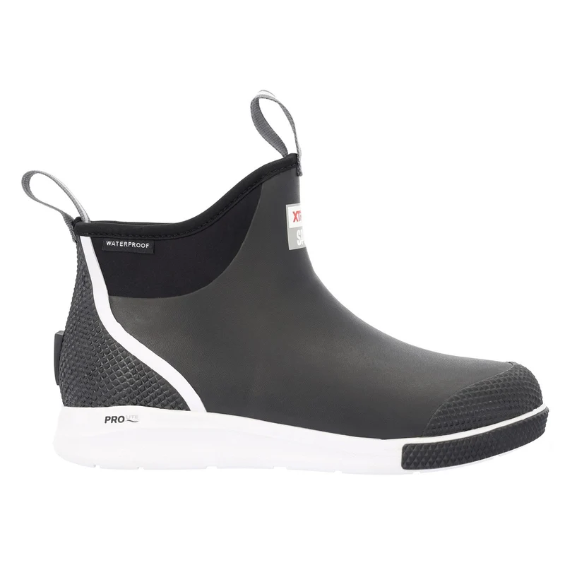 Xtratuf Herren-Ankle-Deckstiefel Sport | Schwarz