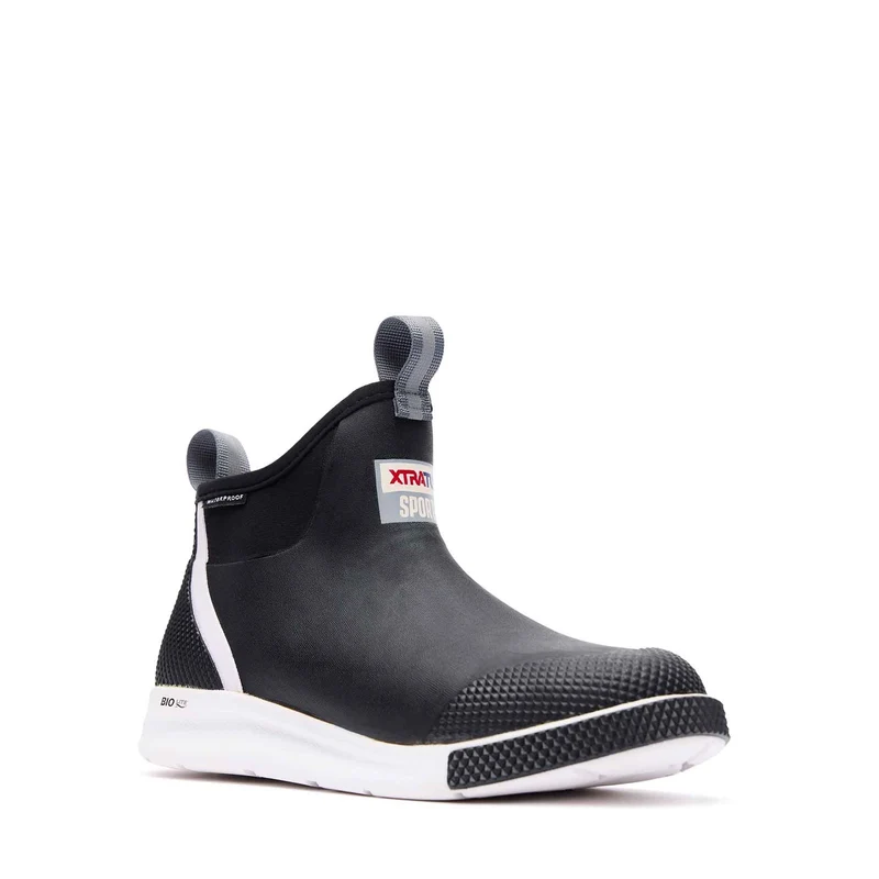 Xtratuf Herren-Ankle-Deckstiefel Sport | Schwarz