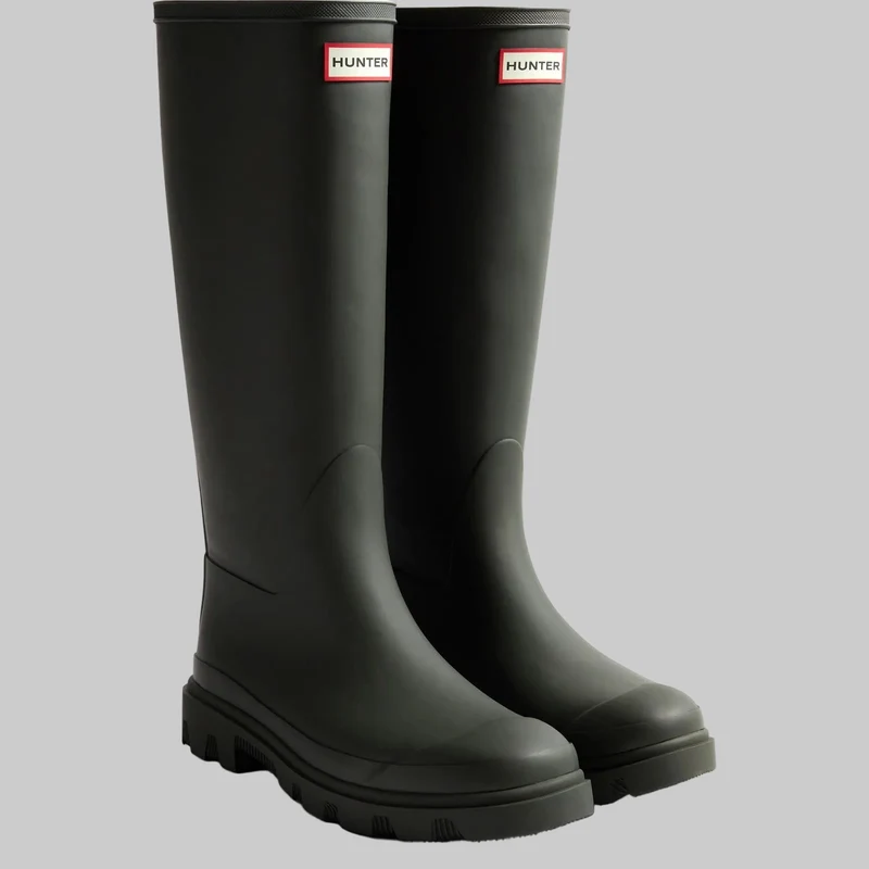 Hunter Damen-Stiefel „Downpour“ | Dunkeloliv