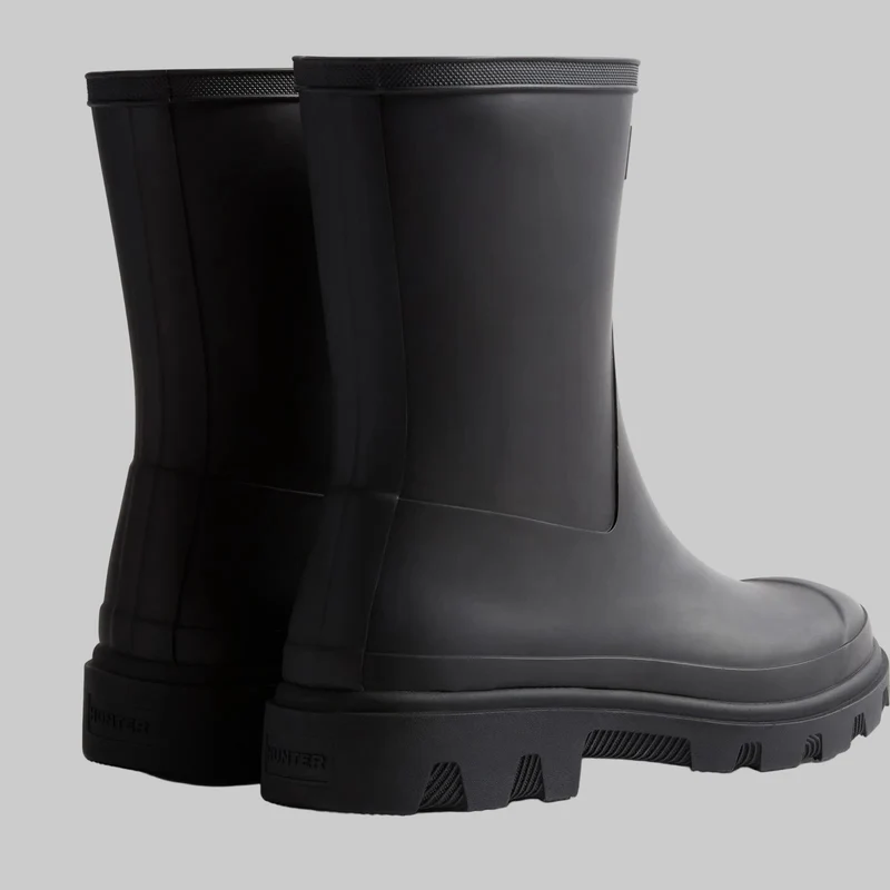 Hunter Damen-Kurzstiefel Downpour | Schwarz