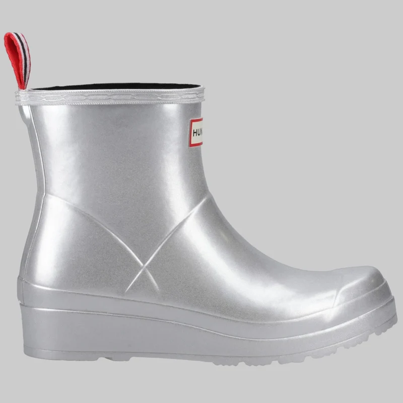 Hunter Damen-Stiefelette Metallic | Silber
