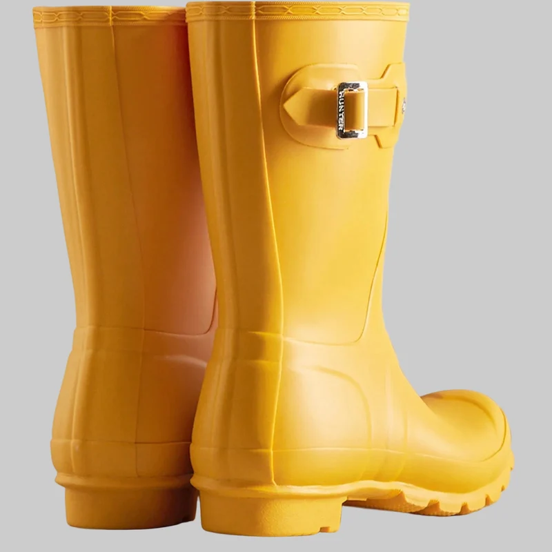 Hunter Original kurze Damen-Gummistiefel | Gelb