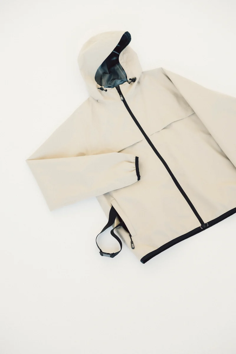 Rømø LW Packable Rain Jacket - Warm Grey