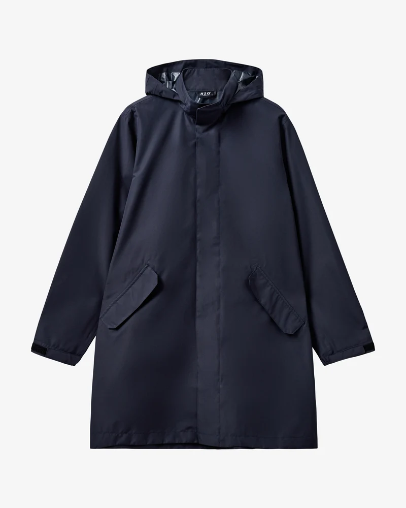 Rømø LW Long Rain Jacket - Navy