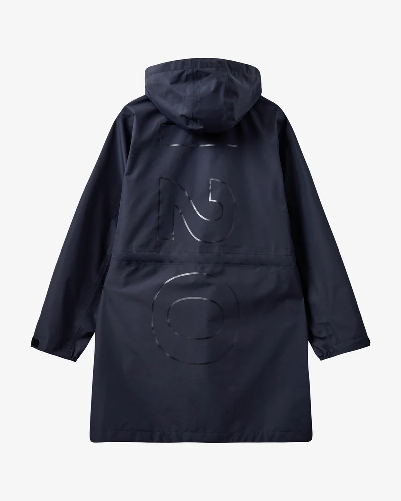 Rømø LW Long Rain Jacket - Navy