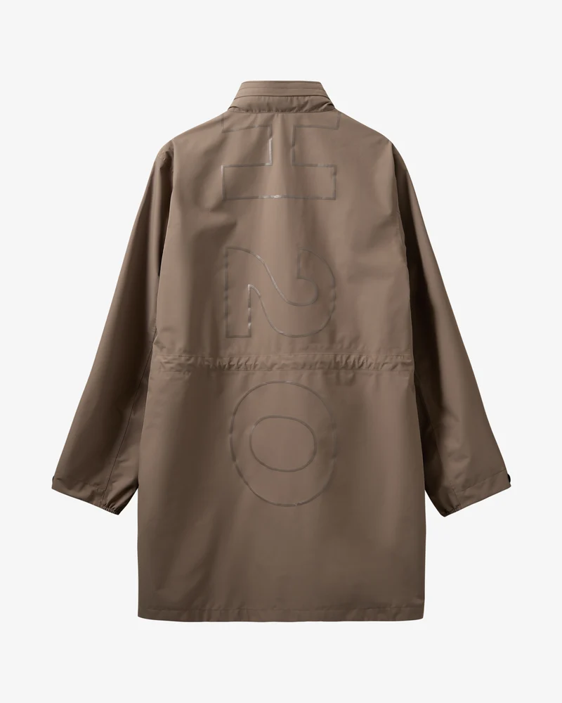 Rømø LW Long Rain Jacket - Dusty Oak