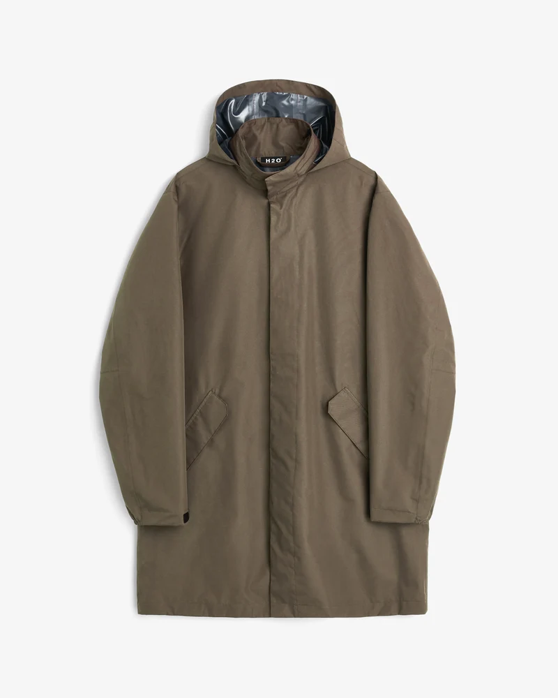 Rømø LW Long Rain Jacket - Dusty Oak
