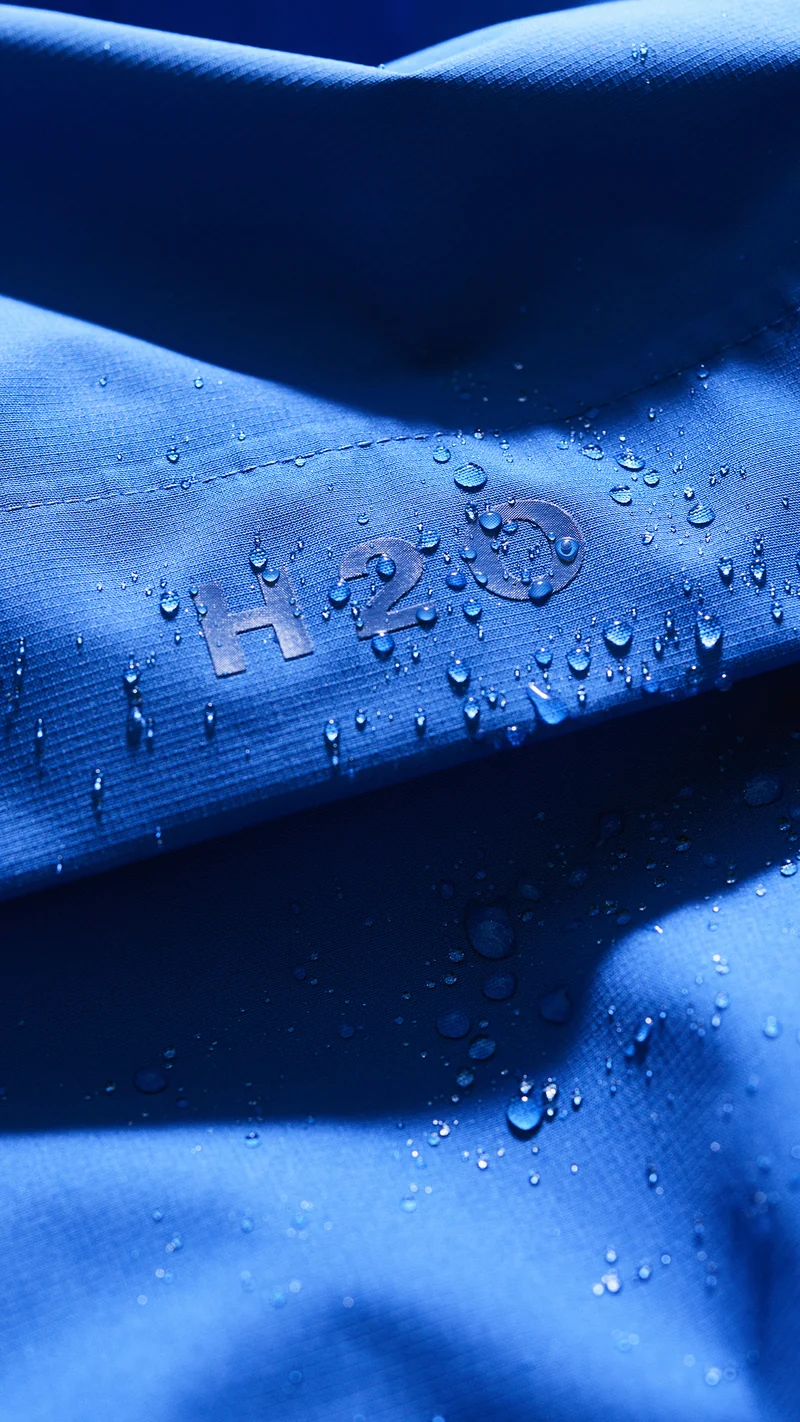 Rømø LW Long Rain Jacket - Blue