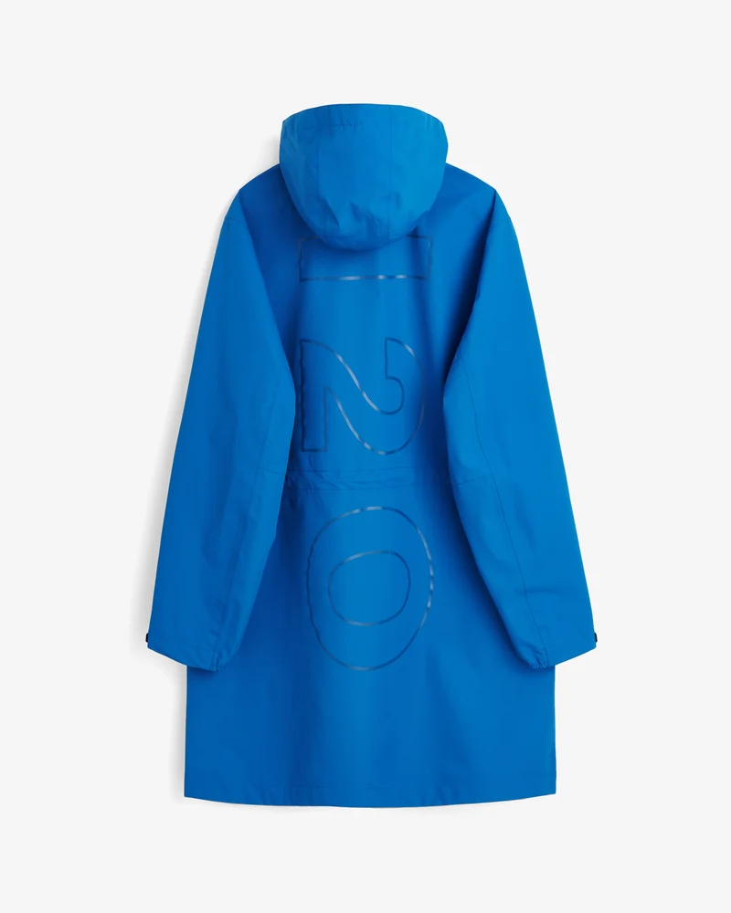 Rømø LW Long Rain Jacket - Blue