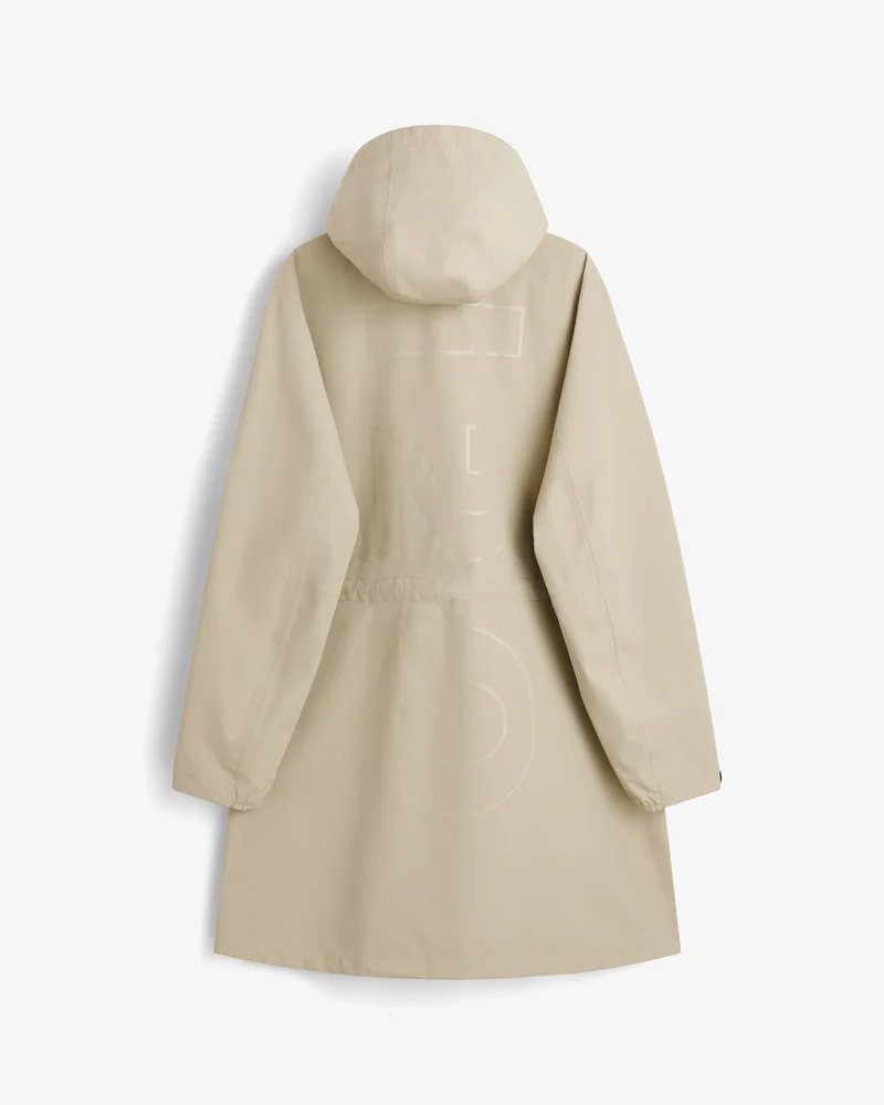 Rømø LW Long Rain Jacket - Warm Grey