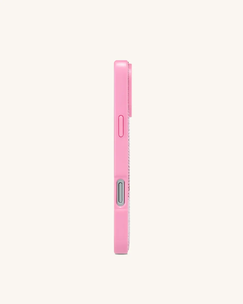 Engel-Handyhülle mit Strasssteinen – Pink