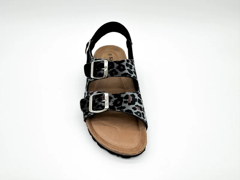 thies 1856 ® Rec Backstrap Leo Sandal vegan grey leo