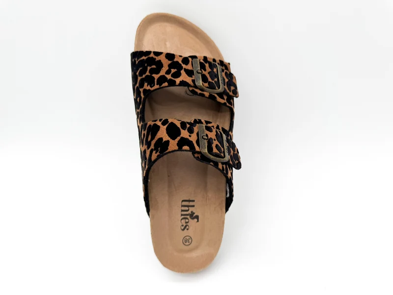 thies 1856 ® Rec Leo Sandal vegan dark leo