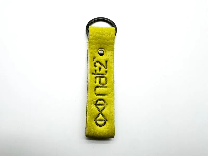 nat-2™ Leather Keychain matcha