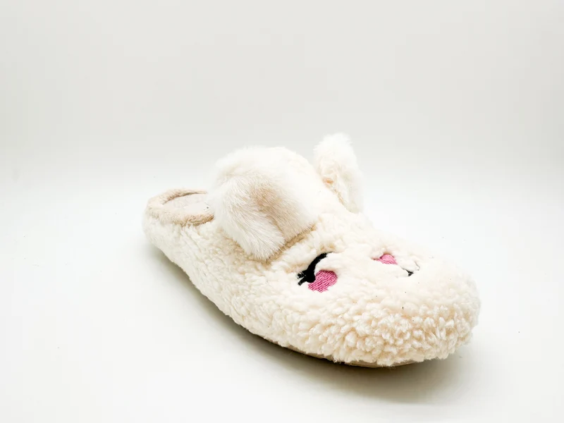 thies 1856 ® Organic Rabbit Slipper vegan off white