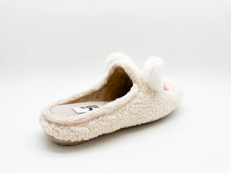 thies 1856 ® Organic Rabbit Slipper vegan off white