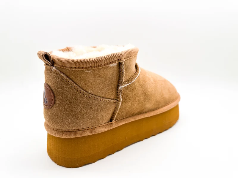 thies 1856 ® Platform Shorty Boots chestnut