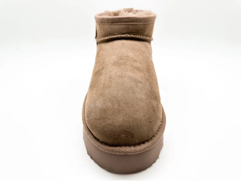 thies 1856 ® Platform Shorty Boots elephant grey