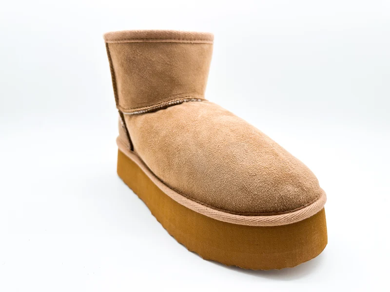 thies 1856 ® Platform Sheep Boots chestnut