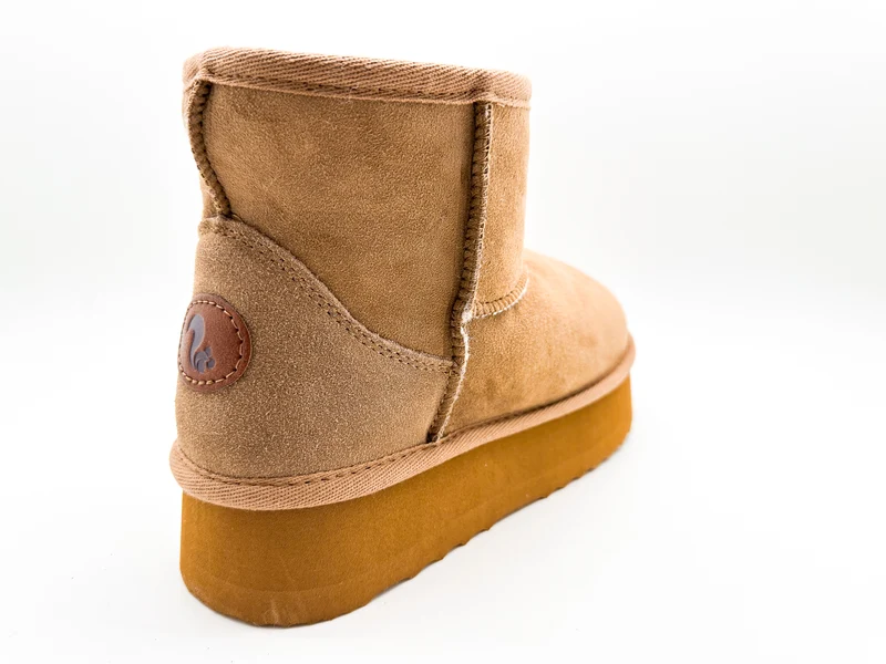 thies 1856 ® Platform Sheep Boots chestnut
