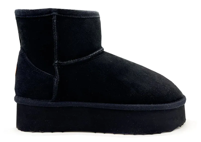 thies 1856 ® Platform Sheep Boots black