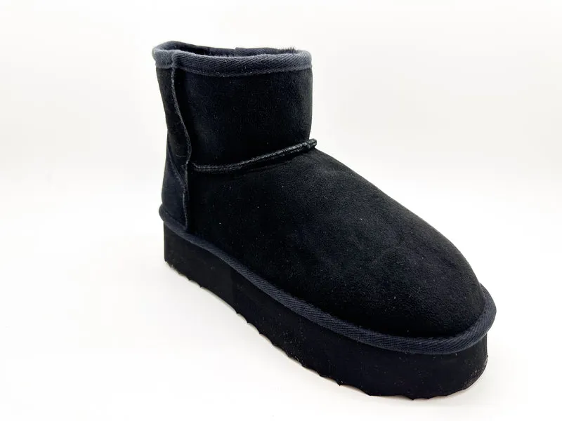 thies 1856 ® Platform Sheep Boots black