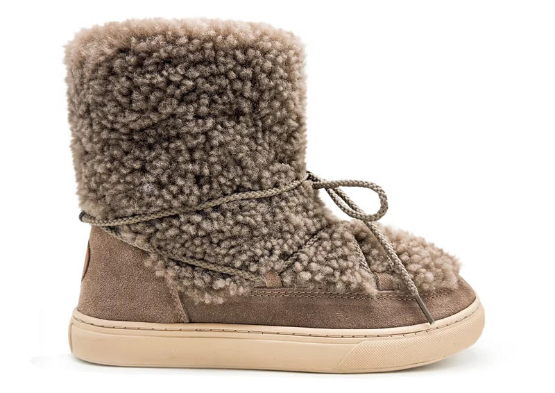 thies 1856 ® Sheep Lace Boots elephant grey