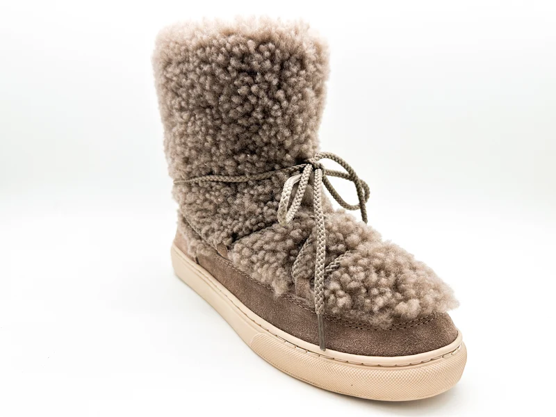 thies 1856 ® Sheep Lace Boots elephant grey