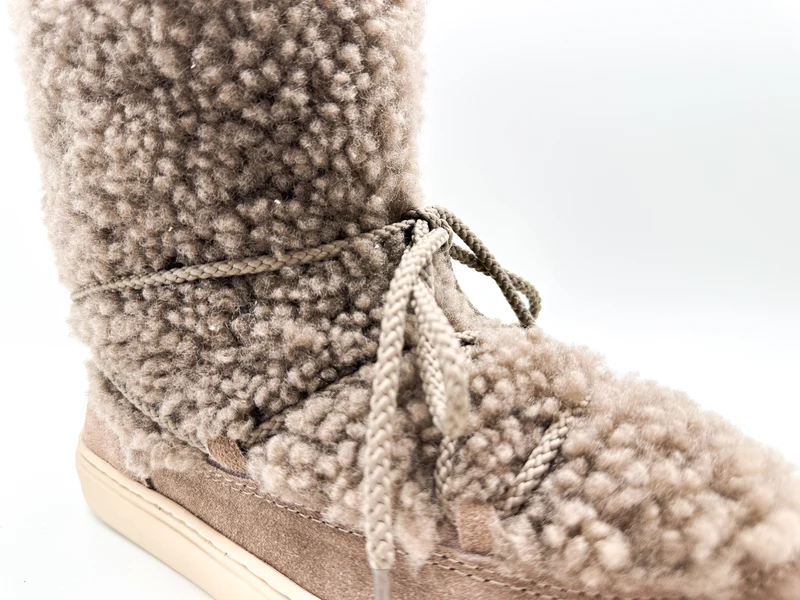 thies 1856 ® Sheep Lace Boots elephant grey