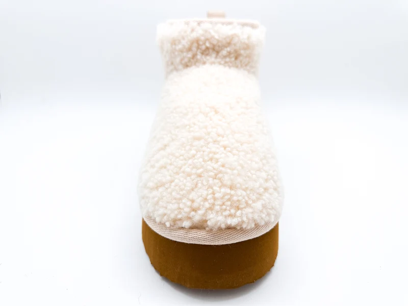 thies 1856 ® Platform Shearling Shorty Boots beige