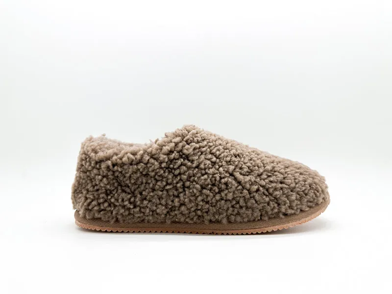 thies 1856 ® Cozy Sheep Low Slipper Boots elephant grey
