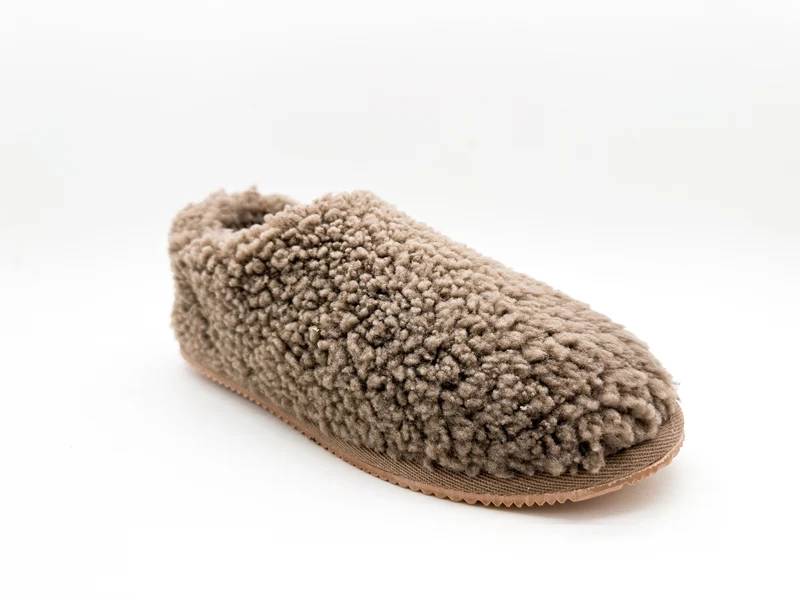 thies 1856 ® Cozy Sheep Low Slipper Boots elephant grey
