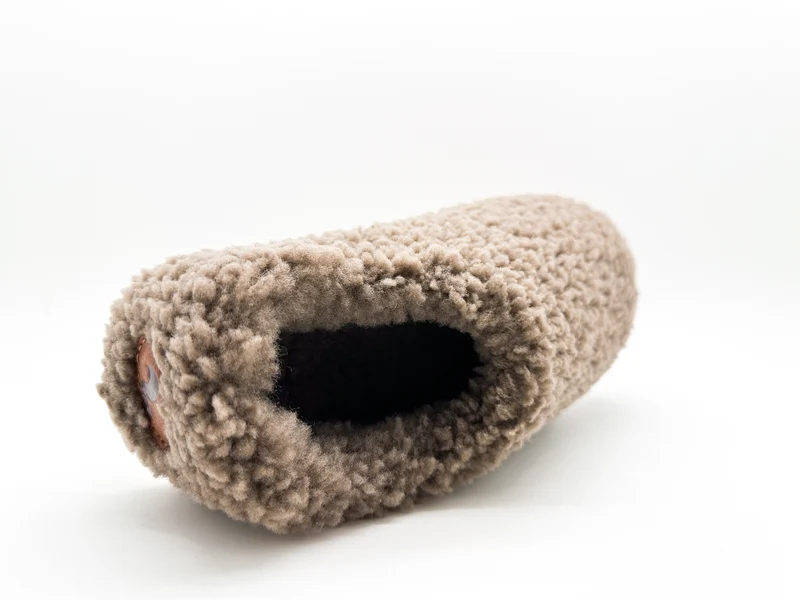 thies 1856 ® Cozy Sheep Low Slipper Boots elephant grey