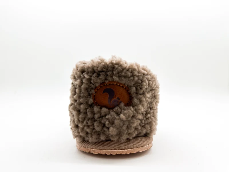 thies 1856 ® Cozy Sheep Low Slipper Boots elephant grey