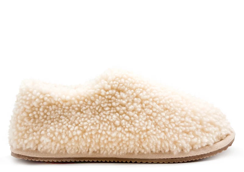 thies 1856 ® Cozy Sheep Low Slipper Boots beige