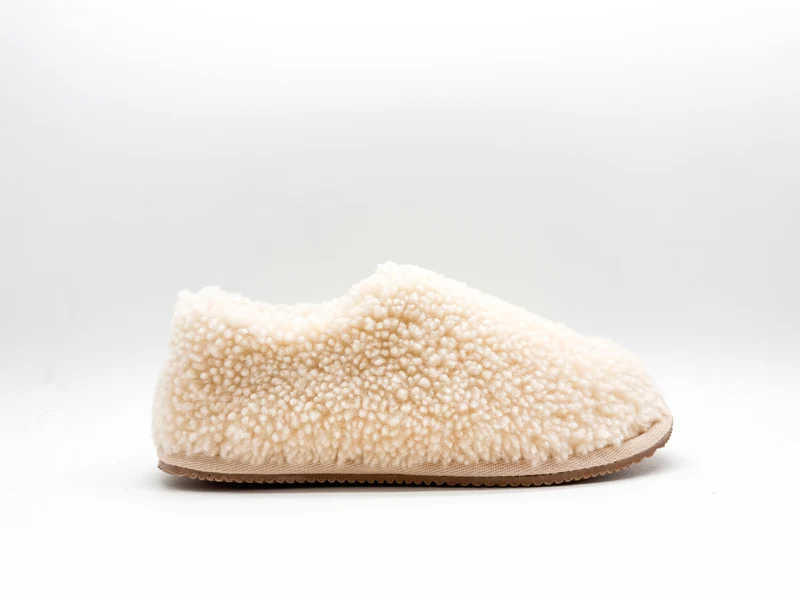 thies 1856 ® Cozy Sheep Low Slipper Boots beige