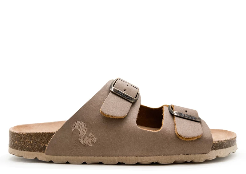 thies 1856 ® Eco Bio Sandal vegan elephant grey