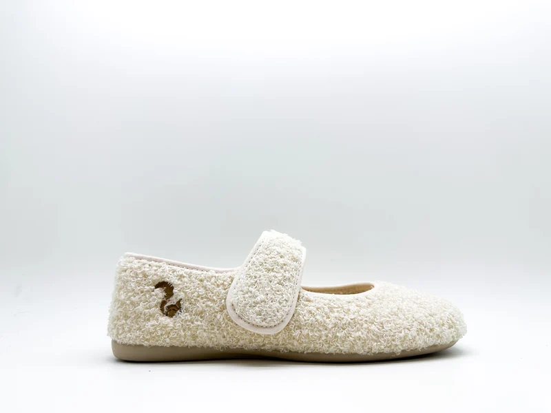 thies 1856 ® Rec Teddy Ballerina vegan off white