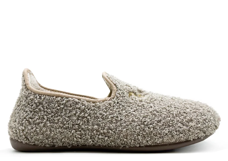 thies 1856 ® Rec Teddy Closed Slipper vegan truffle